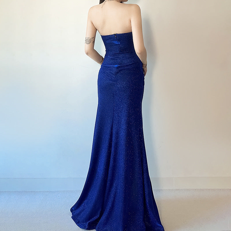 Sparkling Slim Fit Tube Dress