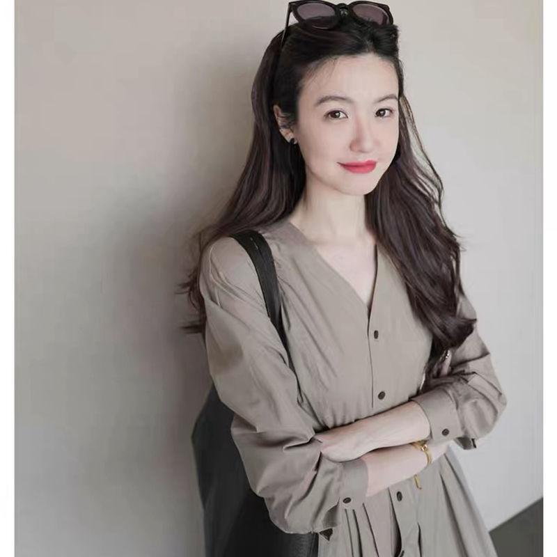 Chic Vintage Shirt Dress